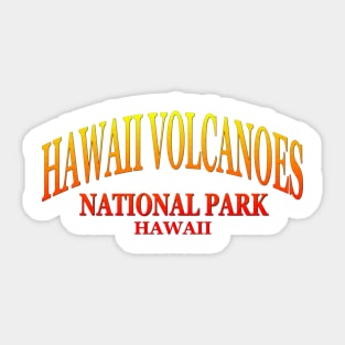 Hawaii Volcanoes National Park, Hawaii Sticker